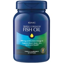 GNC Triple Strength Fish Oil Mini Риб'ячий жир 60 капсул: Тип Омега 3