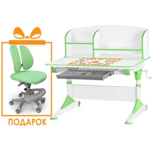Стол Evo-Kids Alberto WZ с полкой + Подарок (Кресло Mio-2 -Y408 KZ): Тип Парта