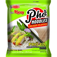 Рисовая лапша быстрого приготовления OH!IRICEY со вкусом курицы 71 г (8934563211141): Технология Сублимация + Сушка