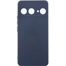 Чехол для телефонов Lakshmi Premium Silicone Case with Logo Full Camera Midnight Blue for Google Pixel 9: Совместимость Google Pixel 9