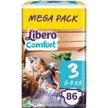 Libero Comfort 3 (5-9кг) (86) NEW: Тип Підгузки