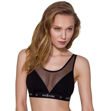 Топ с прозрачной вставкой Passion PS002 TOP black, size XL: Для кого Для женщин
