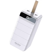 Зовнішній акумулятор WK Wekome Power Bank 80000mAh Minre Digital Display PD20W+22.5W White (WP-271): Кількість USB 4