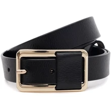 Женский ремень Borsa Leather черный (CV18011bl-black): Пол Женский
