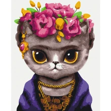 Картина по номерам Brushme Кошка Фрида ©Марианна Пащук 40х50 см (BS53119): Производитель Brushme