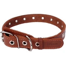 Ошейник Collar для собак безразмерный 2.5x60 см коричневый: Производитель Collar