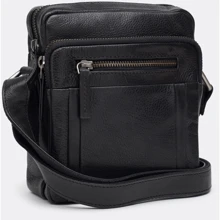 Мужская сумка через плечо Ricco Grande черная (1FSL-931-black): Пол Мужской