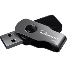 USB-флешка Wibrand 64GB Lizard USB 3.2 Gen1 Black (WI3.2/LI64P9B): Стандарт USB USB 3.2