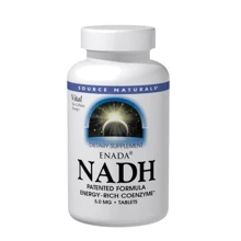 Source Naturals ENADA NADH 5.0 mg 30 Tabs Никотинамидадениндинуклеотид: Тип Витамин B