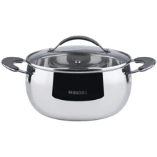 Кастрюля RINGEL IQ Be Creative 20см (3.4л) с крышкой (RG-20014-20): Тип Традиционная