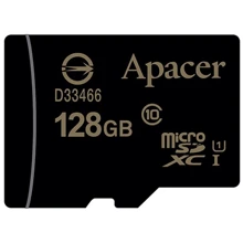 Карта пам'яті Apacer 128GB microSDXC Class10 UHS-I (AP128GMCSX10U1-RA): Тип карти MicroSDXC