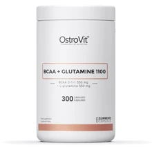 Аминокислота для спорта OstroVit BCAA + Glutamine 300 capsules: Вкус Без вкуса