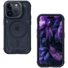 Чехол для iPhone LAUT CRYSTAL MATTER MagSafe Blue (L_IP23D_CM4_BL) for iPhone 15 Pro Max: Цвет синий