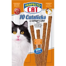 Палочки жевательные для кошек Perfecto Geflügel&Leber Птица/Печень 10х50 г: Вид Стики