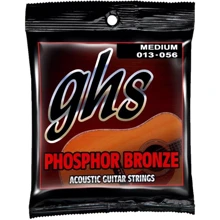 Струна для гитар Струны для акустических гитар GHS STRINGS PHOSPHOR BRONZE S335: Тип Комплект струн
