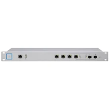 Провідний маршрутизатoр Ubiquiti UniFi Security Gateway Pro 4 (USG-PRO-4): Інтерфейс підключення (LAN-порт) 10/100/1000BASE-T Ethernet, SFP