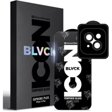 Защитное стекло для iPhone ArmorStandart Tempered Glass Supreme Plus Icon Black for iPhone 14 Plus (ARM68069): Тип защиты экрана на экран