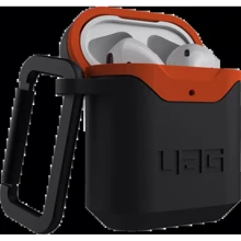 Чехол для наушников Urban Armor Gear UAG Std. Issue Hard 001 (V2) Black/Orange (10242F114097) for Apple AirPods 1/2: Тип Чехол