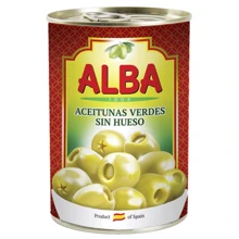 Оливки ALBA FOOD зелені без кісточки 340/360 300 мл (8410416009061): Об'єм 300 мл