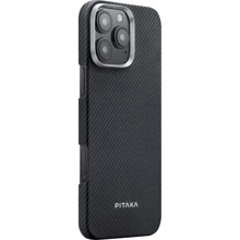 Чехол для iPhone Pitaka Black/Grey Ultra-Slim Case Black/Grey (KI1601PA) for iPhone 16 Pro: Цвет черный
