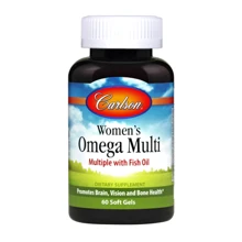 Carlson Labs Womens Omega Ultra 60 caps Женские мультивитамины с Омега: Тип Омега 3