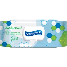 Влажные салфетки Superfresh антибактериальные 72 шт: Классификация Масс-маркет