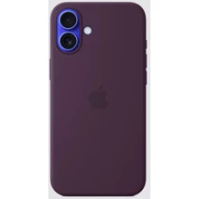 Чехол для iPhone Apple for iPhone 16 Plus Silicone Case with MagSafe Plum (MYYD3) : Цвет бордовый
