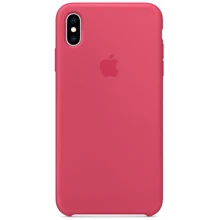 Чехол для iPhone Apple Silicone Case Hibiscus (MUJP2) for iPhone Xs Max: Цвет розовый