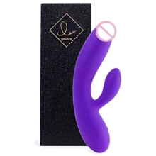 Гибкий вибратор кролик с двумя моторами FeelzToys Lea Rabbit Vibrator Medium Purple: Для кого Для женщин