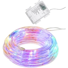 Гирлянда дюралайт на батарейках Springos Rope Lights 5 м 50 LED CL0856 Mix: Тип Линейная