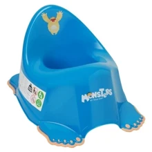 Горщик Tega Baby Монстрики з протиковзкою гумою Блакитний (MN-001-126): Колір голубой