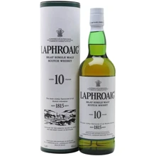Виски Laphroaig 10 лет выдержки 40% 0.7 л (5010019640260): Объем, л 0.7