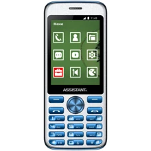 Мобильный телефон Assistant AS-204 Dual Sim Blue (UA UCRF): Дисплей 2.8 TN (240x320)