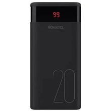 Внешний аккумулятор Romoss Power Bank 20000mAh Ares20 Black (PAS20-102-2135H): Количество USB 3