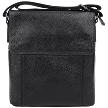 Чоловіча сумка планшет Borsa Leather чорна (1t8153m-black): Стать Чоловік