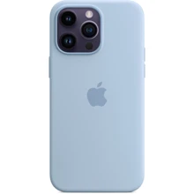 Чохол для iPhone Apple Silicone Case з MagSafe Sky (MQUP3) для iPhone 14 Pro Max: Колір голубой
