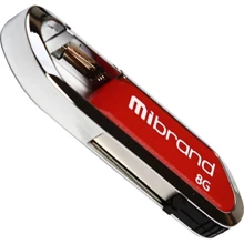 USB-флешка Mibrand 8GB Aligator Red USB 2.0 (MI2.0/AL8U7DR): Стандарт USB USB 2.0