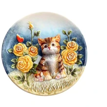 Тарілка декоративна Lefard Котик 20 см (59-340): Тип Тарелка