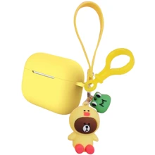 Чехол для наушников TPU Case Cute Charm Bear in a suit Yelow for Apple AirPods Pro: Тип Чехол