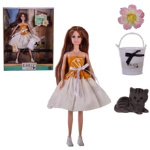 Кукла QJ Toys Emily с аксессуарами 29 см (QJ111B): Возраст от 3 лет