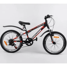 Велосипед Corso Pulsar 36287 (черно-красный): Диаметр колес, дюймов 20