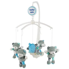 Мобиль Baby Mix пластиковый механический 485M-6700 Мишка 46551: Цвет разноцветный