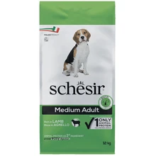 Сухой монопротеиновый корм Schesir Dog Medium Adult Lamb для взрослых собак средних пород с ягненком 12 кг (59161): Тип Сухой корм