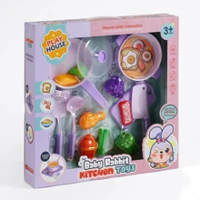 Набор посуды Baby Rabbit 17 предметов (HY 22-4): Производитель Noname