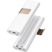Внешний аккумулятор iWALK Power Bank Secretary 20000mAh Lightning/microUSB/USB-C White (SBS200Q): Количество USB 1