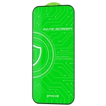 Захисне скло для iPhone Proove Tempered Glass Safe Screen Black для iPhone 17 Pro Max: Тип захисту екрана на екран