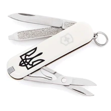 Мультитул Victorinox Classic Sd Ukraine 58мм/7предметов/белый /Тризуб (0.6223.7R1): Тип мини-мультитул