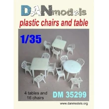 Набор DAN models Пластиковые стулья и стол 20 шт. (DAN35299): Производитель DAN models
