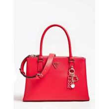Женская сумка тоут Guess Becca Status Satchel красная (HWVG7742060-RED): Пол Женский