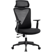 Кресло GT Racer B-388A Black: Тип для персонала